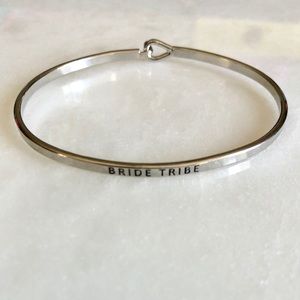 👰 Skinny Bride Tribe Message Bracelet